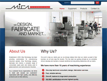 Tablet Screenshot of micatechnology.net
